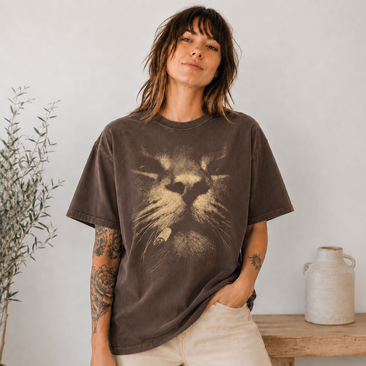 Smoking Cat Shirt – Vintage Grunge Cat Meme Graphic Tee
