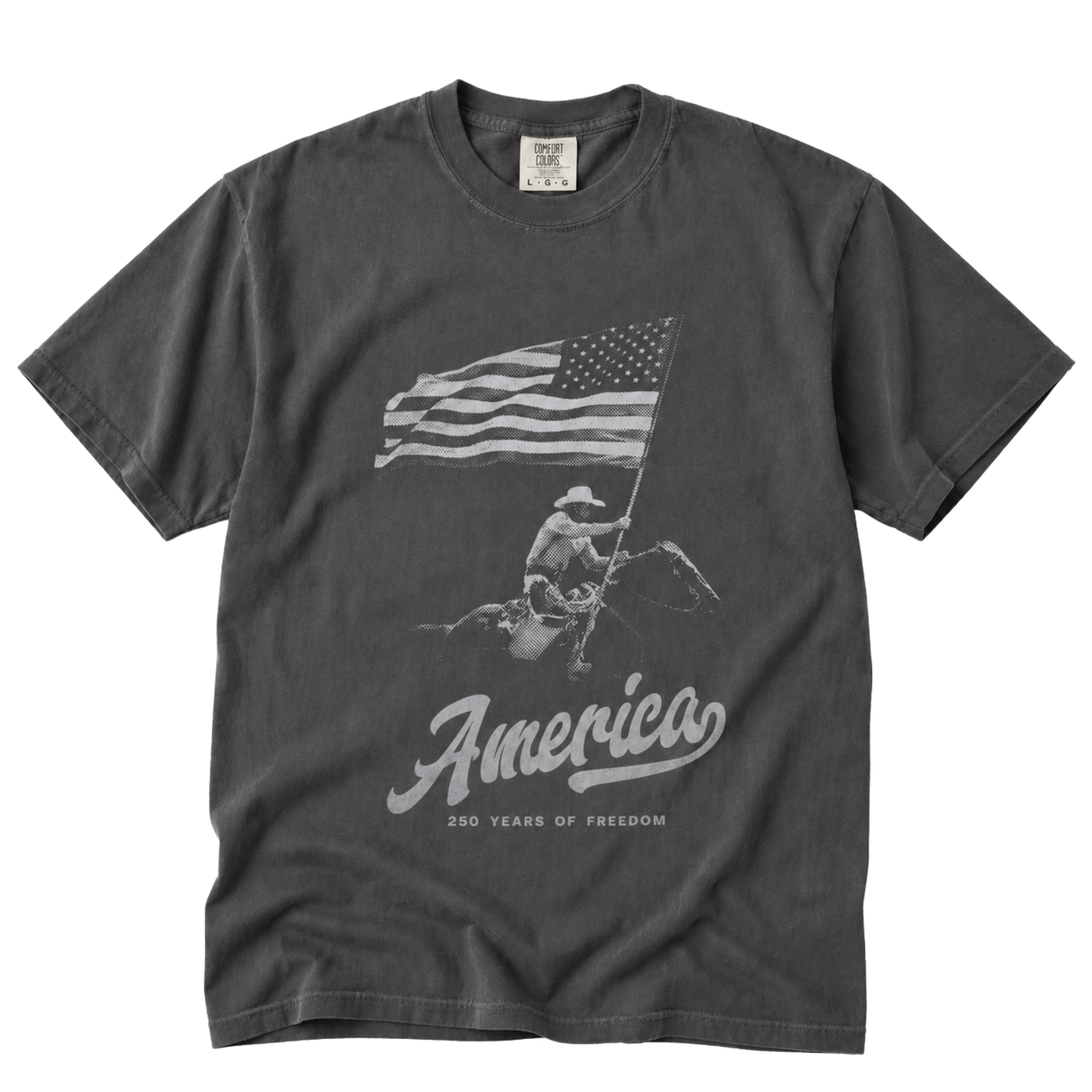 America 250th Anniversary Shirt – Patriotic Western Cowboy Graphic Tee